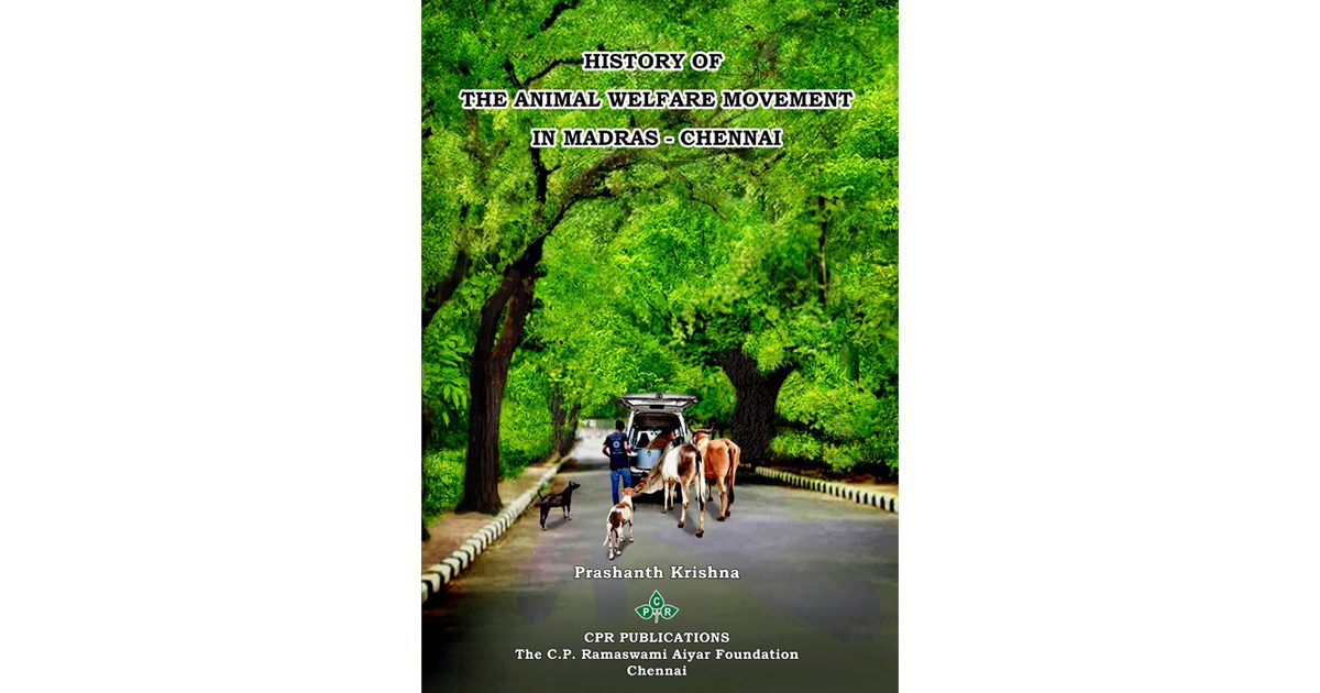 History of the Animal Welfare Movement in Madras-Chennai book cover