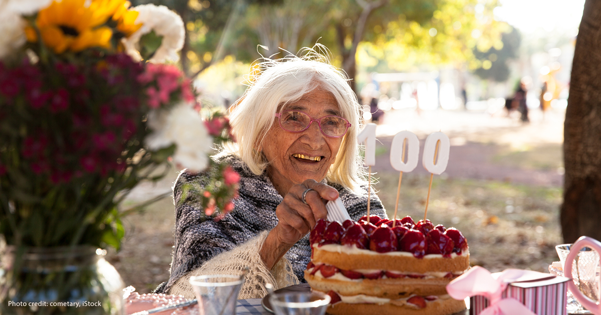 Centenarian | Photo credit: cometary, iStock