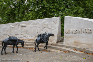 Animals in War Memorial in London | Credit: chrisdorney, Shutterstock