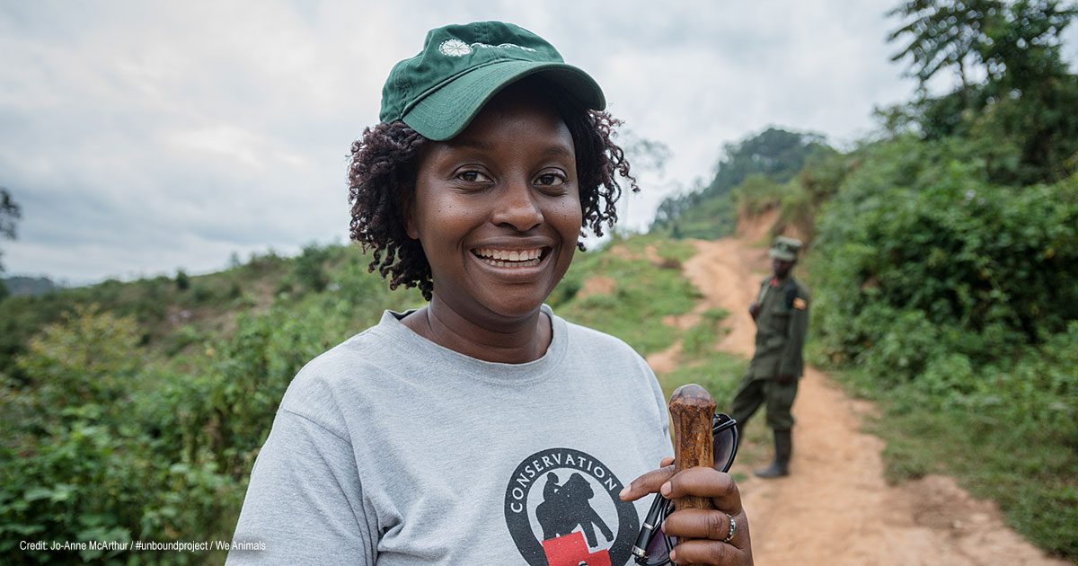 Dr. Gladys Kalema-Zikusoka | Credit: Jo-Anne McArthur / #unboundproject / We Animals